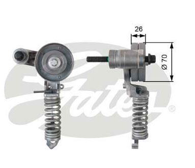 Opel Corsa C Z10XE, Z10XEP, Z12XE, Z12XEP, Z14XEP 16 valf benzinli Motorlar İçin V Kayış Gergi Kütüğü Komple