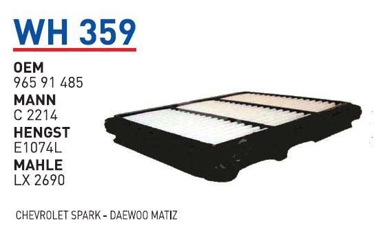 CHEVROLET SPARK HAVA FİLTRESİ
