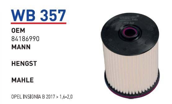 OPEL İNSİGNİA B B16DTE / D20DTR / B20DTH MOTORLAR İÇİN BENZİN FİLTRESİ