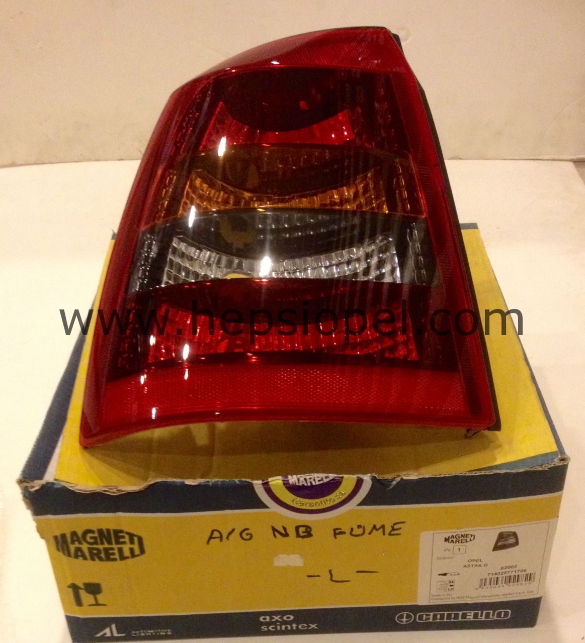 Opel Astra G Stop Lambası Füme (Koyu Renk) Sedan (NB) Sağ
