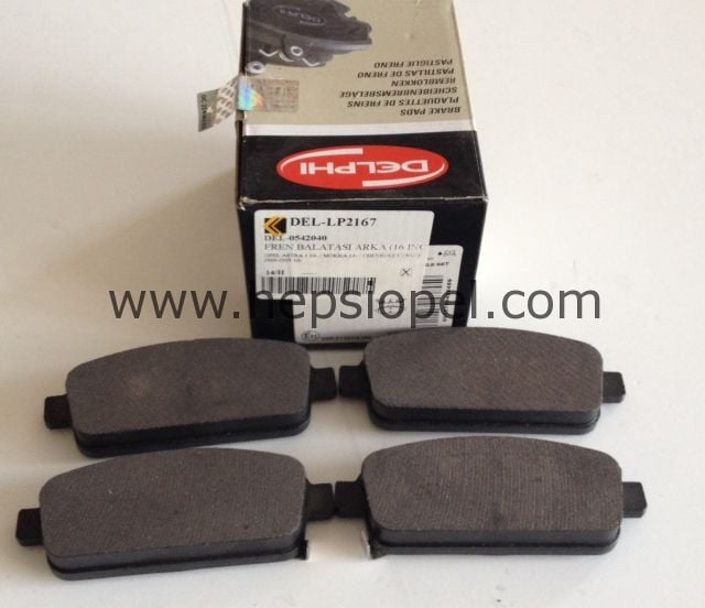 Opel Astra J Arka Fren Balata Takımı Tüm Araçlar Delphı Marka