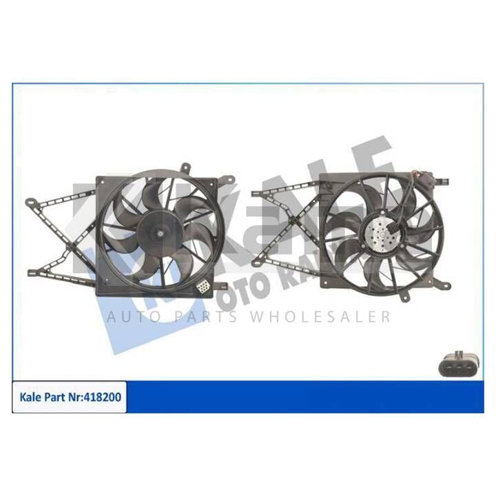 Opel Astra G 1.6 Motor Fanı Komple X16XEL (Klimasız)