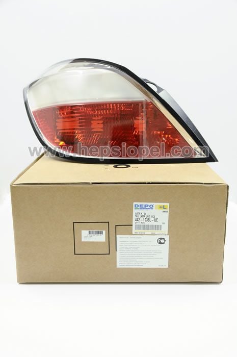 Opel Astra H Hatchback Sol Stop Lambası Beyaz Zemin 2004-2006
