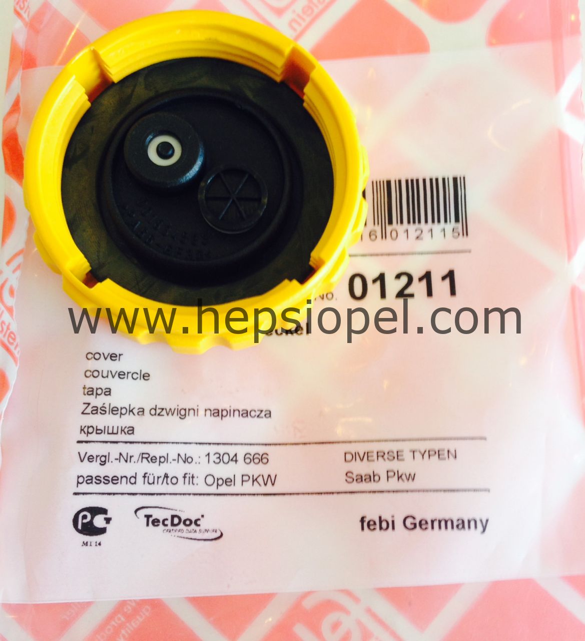 Opel Astra G Yedek Su Depo Kapağı