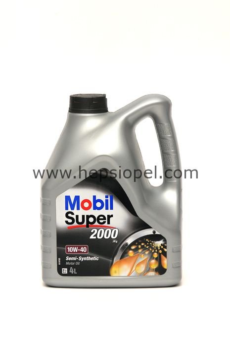 Mobil Motor Yağı Super 2000 10W-40 Yarı Sentetik 4 Lt.